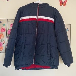 Big Kids TOMMY HILFIGER jacket coat navy